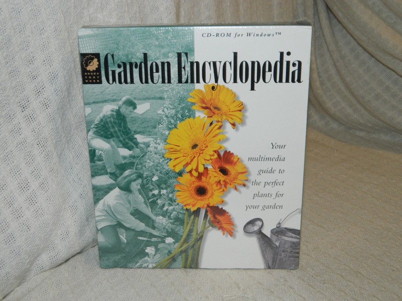 1995 Books that Work Garden Encyclopedia for PC BIG BOX NEW gallery