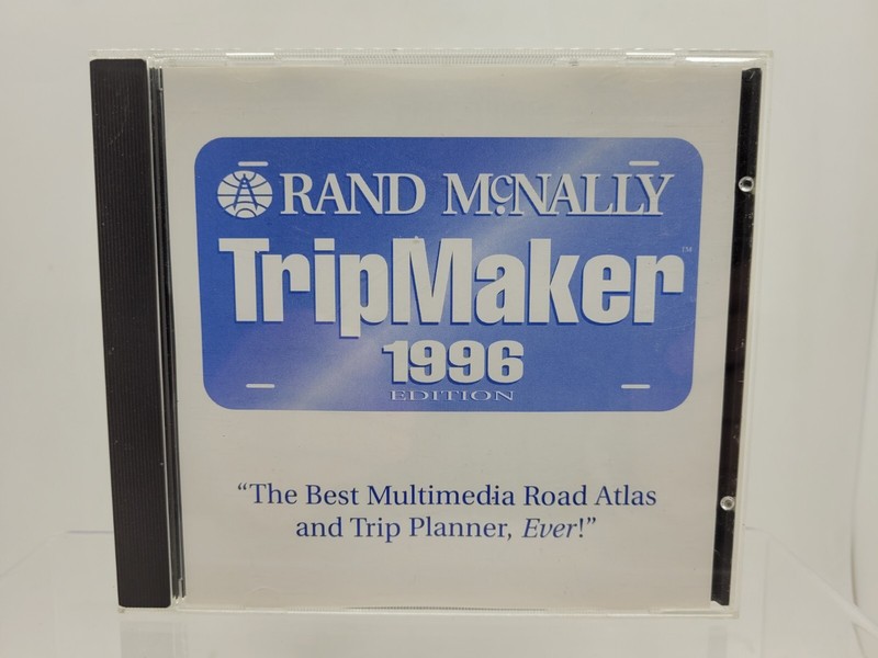 Rand McNally TRIPMAKER 1996 Edition PC CD-ROM CD Trip Maker Maps