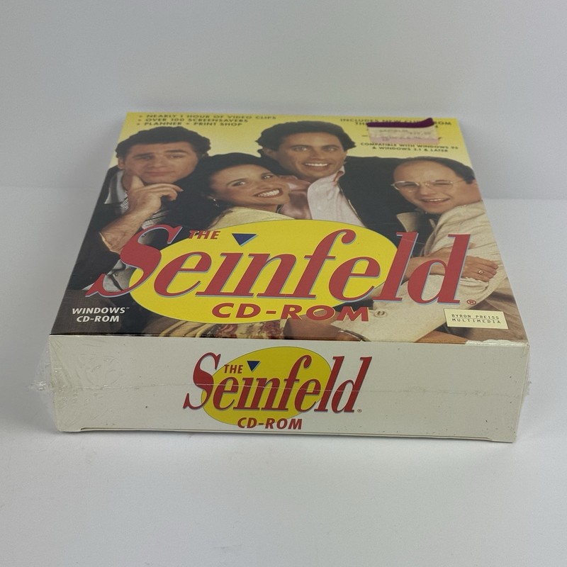 Brand New Sealed Rare 1995 Big Box The Seinfeld PC Windows CD-ROM Byron Preiss gallery