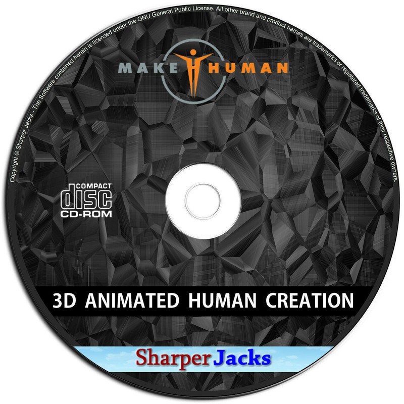 NEW & Fast Ship! MakeHuman Create 3D Realistic Animated Human Characters – Disc