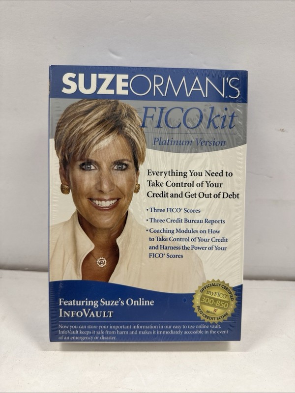 Suzie Orman’s Platinum Verson FICO Kit (PC MAC Compatible) New