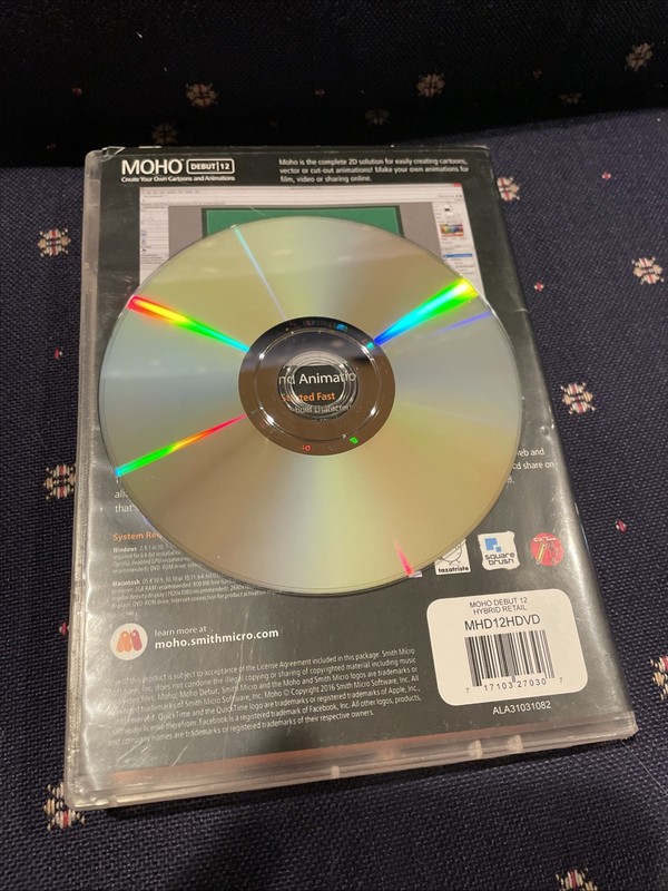 Smith Micro Moho Debut 12 Full Version Windows Mac Animation Software MHD12HDVD gallery