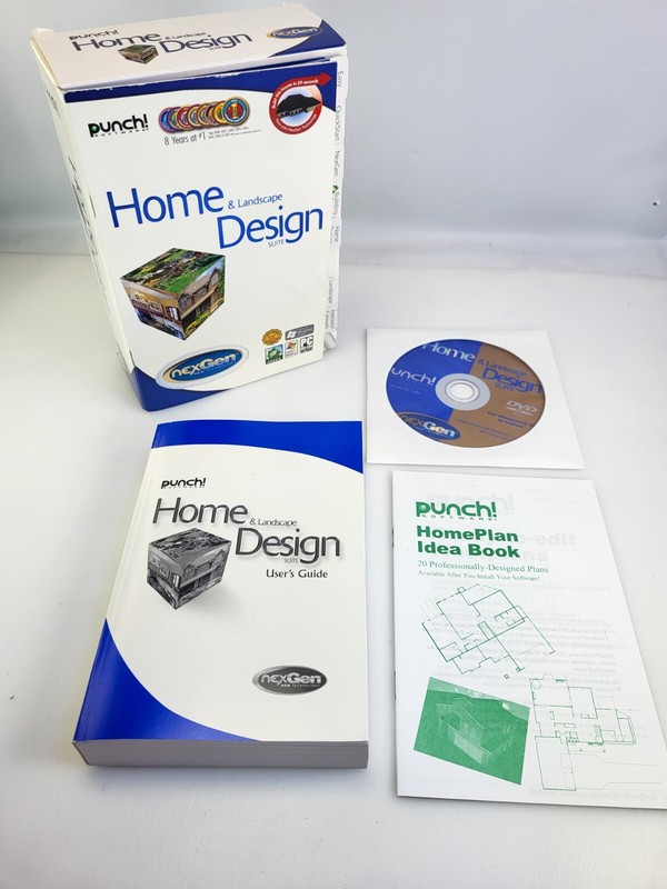 Punch Home & Landscape Design Suite Boxed Vista/XP Software