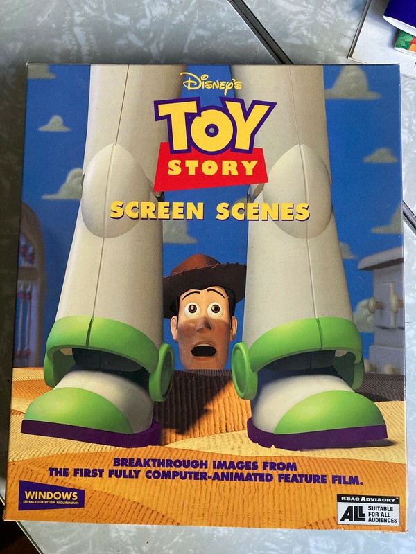 Toy Story Screen Scenes Screensaver NEW (Open Box) Win 95