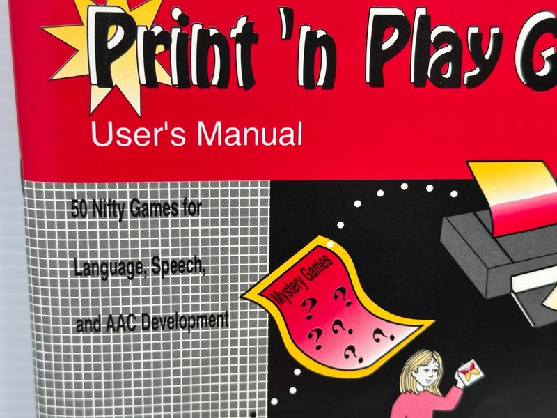 Print 'n Play Game use with Boardmaker 50 Games Disc Manual Mayer-Johnson gallery