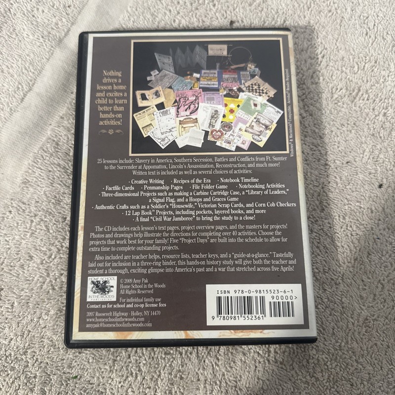 History Study Time Travelers CD ROM The Civil War gallery