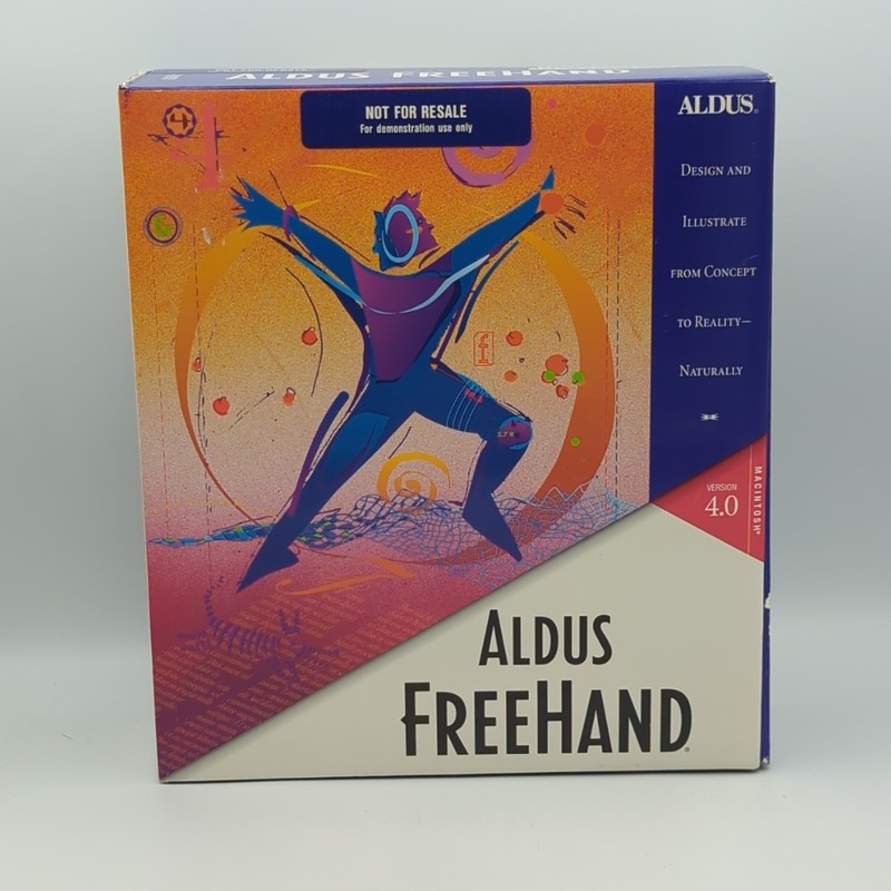 Aldus FreeHand Version 4.0 Apple Macintosh 3.5″ 1.4M Discs 1993