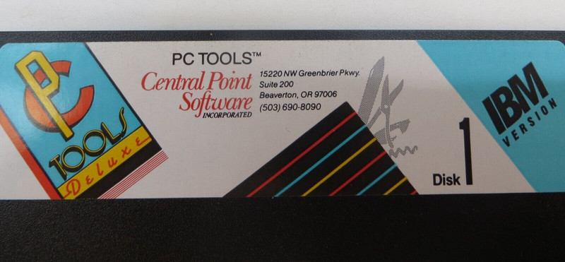 PC TOOLS DELUXE IBM Version 5.25" Floppy Disk Central Point Software gallery