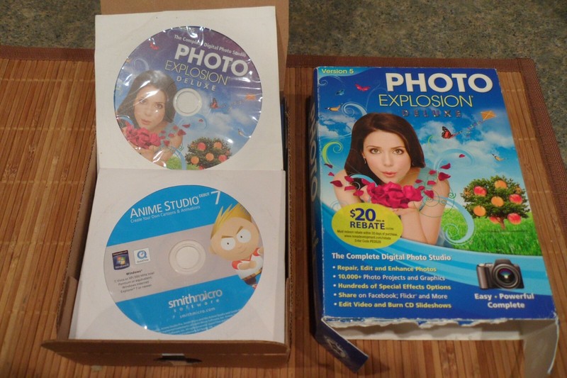 Photo explosion deluxe Version 5 W/Anime Studio 7