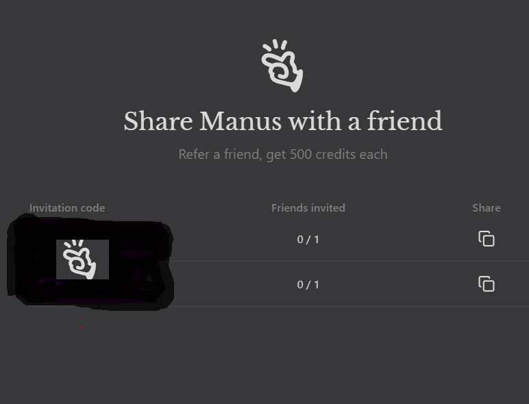 Manus AI Early Access Invitation Code