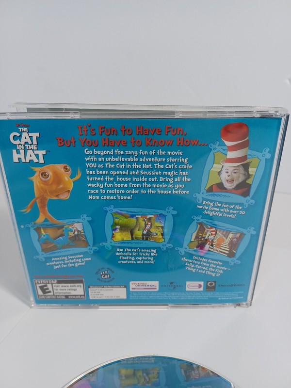 DR SUESS THE CAT IN THE HAT PC CD-ROM GAME, VIVENDI, 2003 UNIVERSAL INTERACTIVE gallery