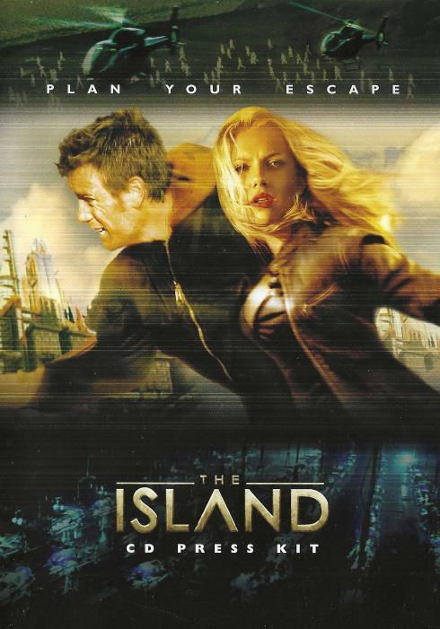 The Island CD Press Kit w/ Booklet PC CD movie notes pictures Scarlett Johansson