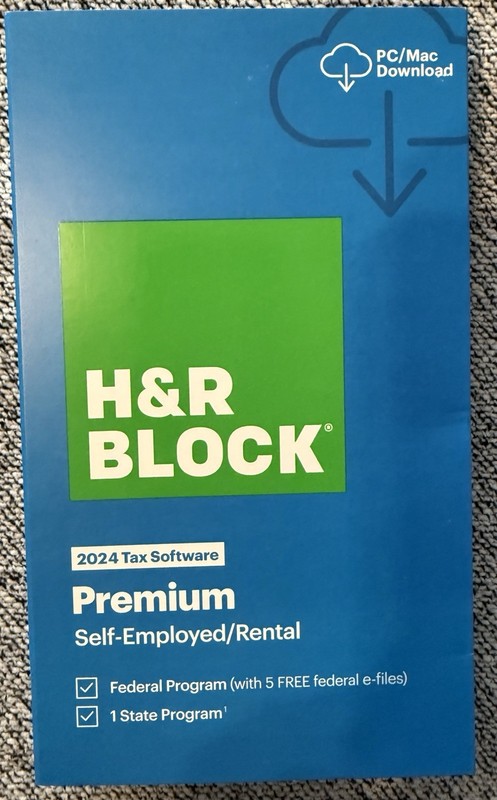 H&R Block Tax Software Premium 2024