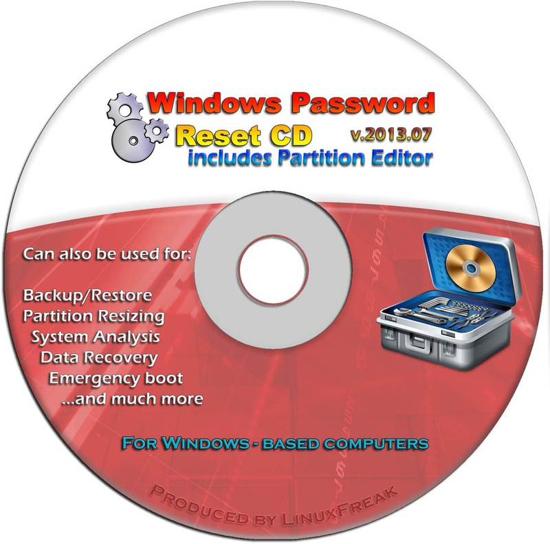Windows Password Reset and Recovery - Desktop and Laptop (32-Bit / 64-Bit)