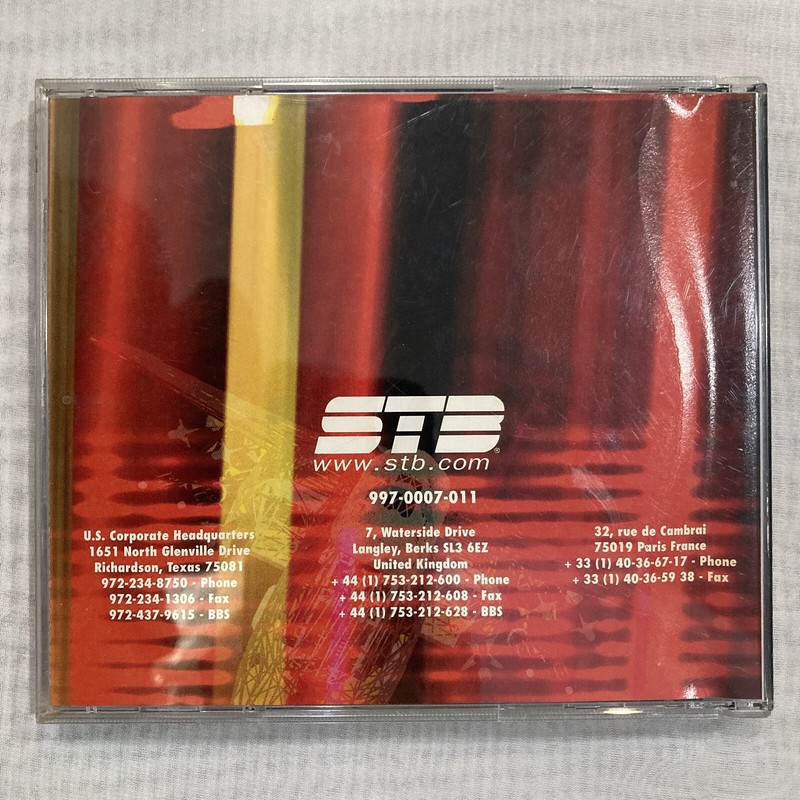 STB Velocity 4400 Graphics Card Driver CD-ROM Version 1.10 - Win 95, 98, NT 4.0 gallery