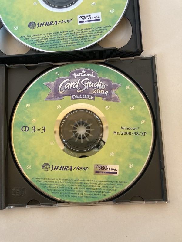 Card Studio 2004 Deluxe PC-CD ROM 3 Disc Set See Description gallery