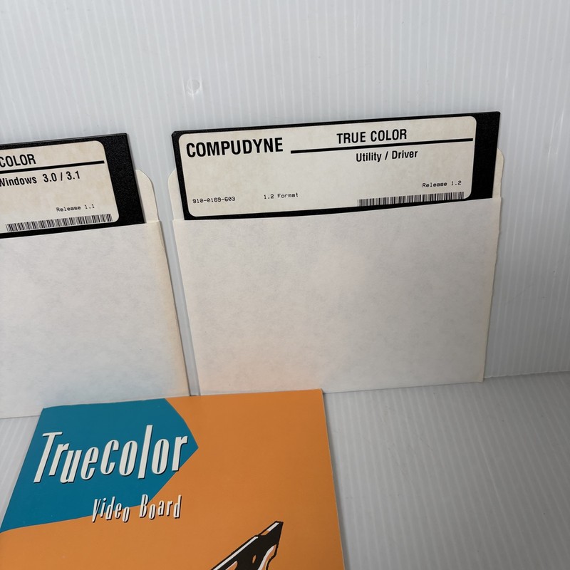Compudyne True Color Video Board Drivers Utilities Windows 3.0 3.1 Floppy Disks gallery