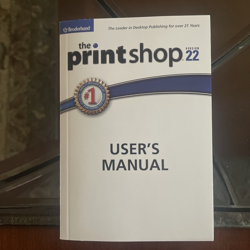 Print Shop Deluxe v22 4 CD Set Box Manual Version 22 Windows XP/2000 Complete VG gallery