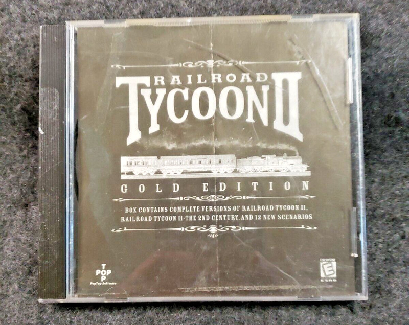Railroad Tycoon Gold Edition PC 1999 used Disk in case only…………… (SB4)