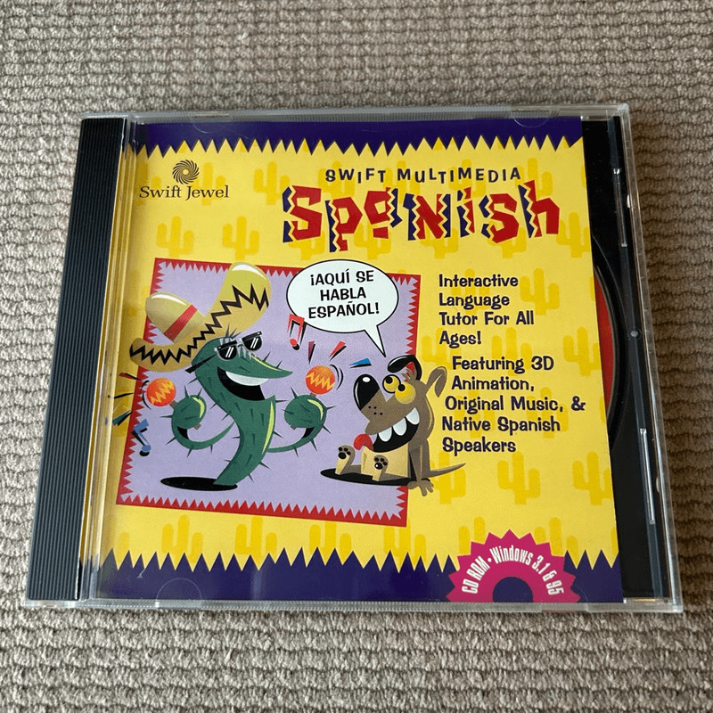 Swift Jewel Swift Multimedia Spanish Tutor for All Ages Windows 3.1 & 95 1996