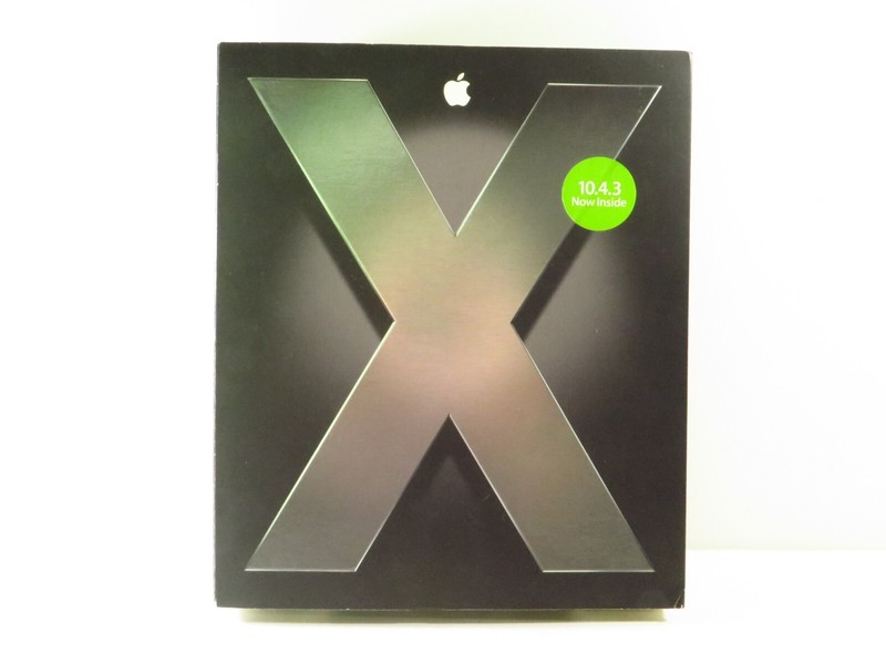 Apple Mac OS X v10.4.3 Tiger – DVD (MA190Z/A), Brand NEW SEALED, RARE!!!