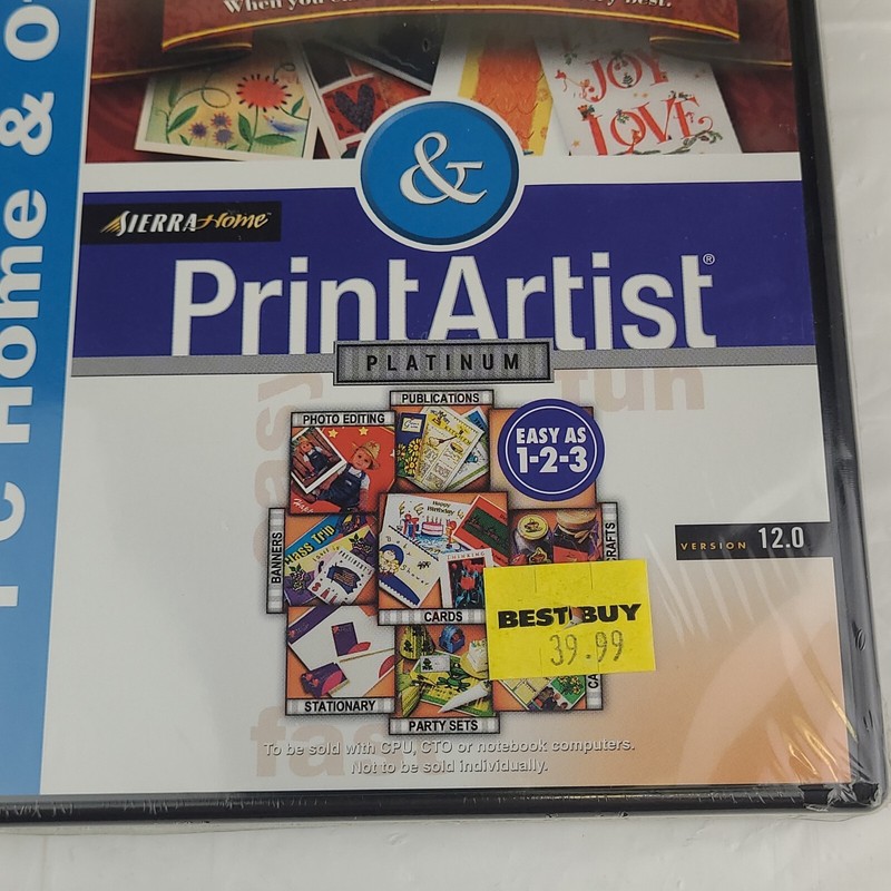 Sierra Home Hallmark Card Studio Express & Print Artist Platinum Softwares 2000 gallery