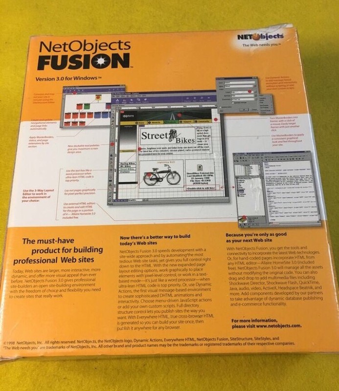 NetObjects Fusion Upgrade Version 3.0 for Windows gallery