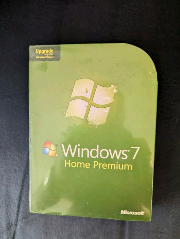 Microsoft Windows 7 Home Premium Upgrade 32 & 64 Bit DVDs MS WIN =RETAIL BOX=