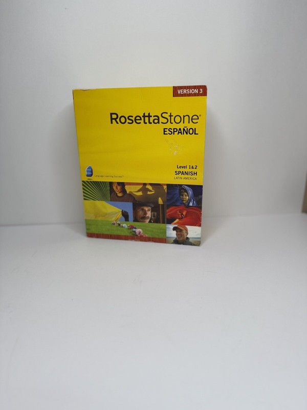 Rosetta Stone Spanish Levels 1 & 2 Version 3 Espanol CD-rom