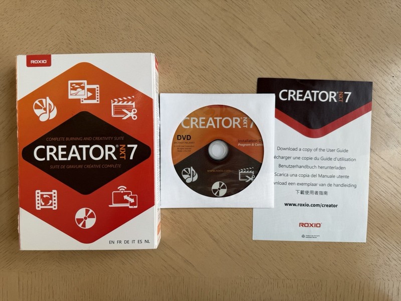 GENUINE Roxio Creator NXT 7 Disc & Digital Download Windows