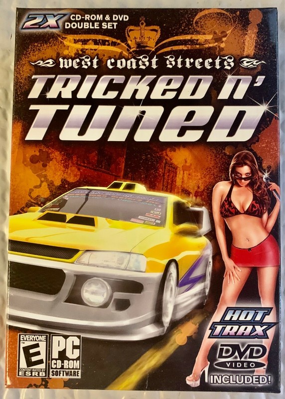 TRICKED N’ TUNED WEST COAST STREETS CD ROM & DVD PC GAME NEW