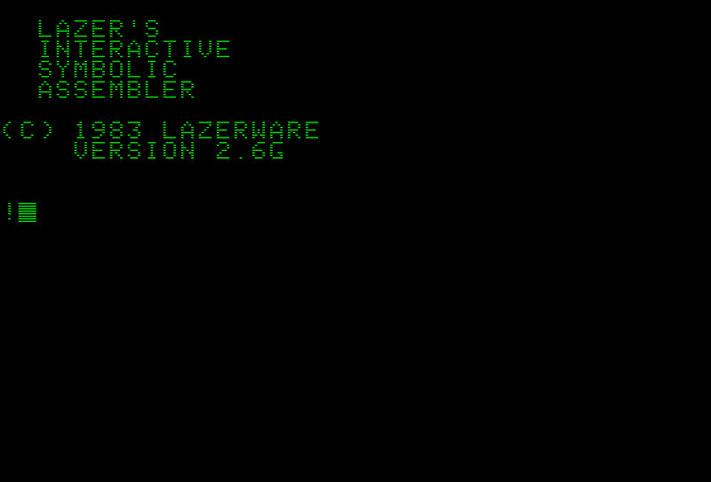 LISA - Lazer's Interactive Symbolic Assembler for Apple II - 5.25” Floppy Disk gallery