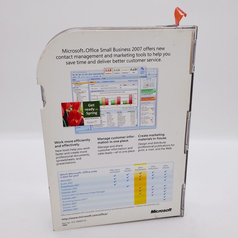 Microsoft Office Small Business 2007 (Windows PC) 2 PCs, NEW SEALED Fast Ship gallery