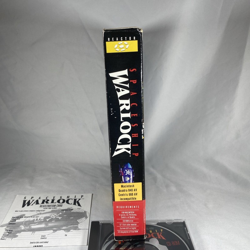 Vintage Spaceship Warlock Interactive Movie CD-ROM Reactor For Macintosh gallery