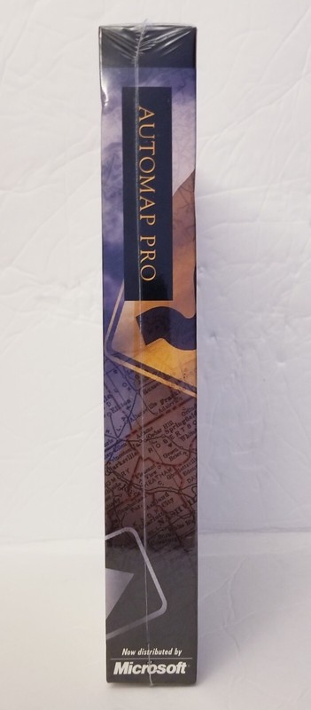 Vtg 1995 Microsoft Automap Pro Route Planning Software Factory Sealed Rare NOS gallery