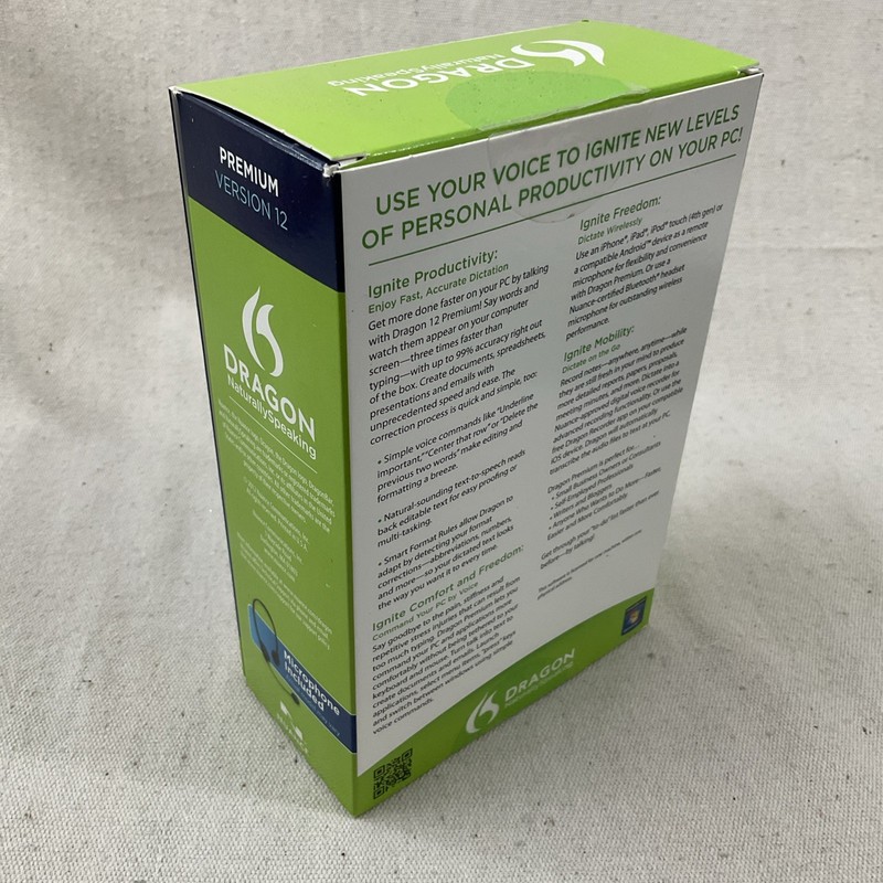 Nuance Dragon NaturallySpeaking 12 Premium Speech Recognition Software DVD gallery