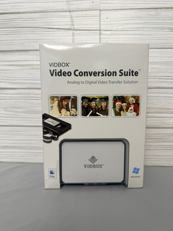 NEW unopened Vidbox Video Conversion Suite Analog to Digital Transfer Mac PC