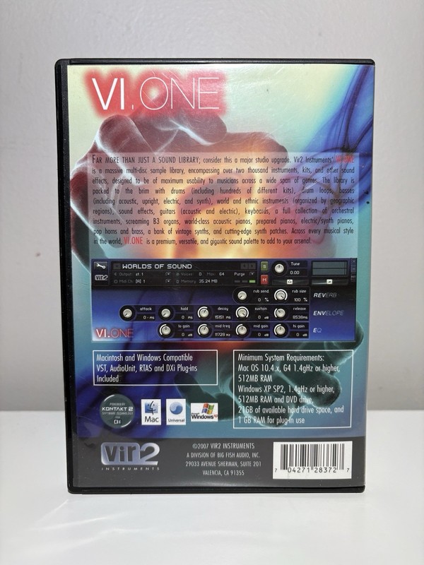 Vir2 Instruments VI.One The Complete Virtual Instrument Software DVD gallery