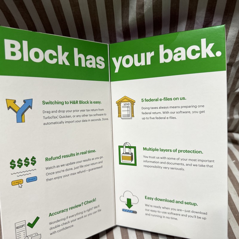 2021 H&R Block Tax Software Deluxe + State 2021 Windows / Mac OS Turbotax 2021 gallery
