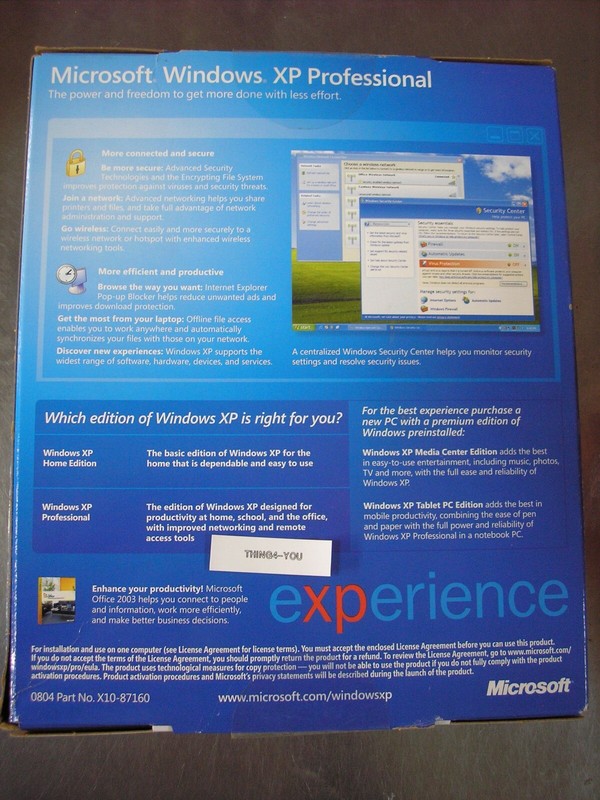 Microsoft Virtual PC 7 for Mac with Windows XP Professional MS Win Pro =NEW= gallery