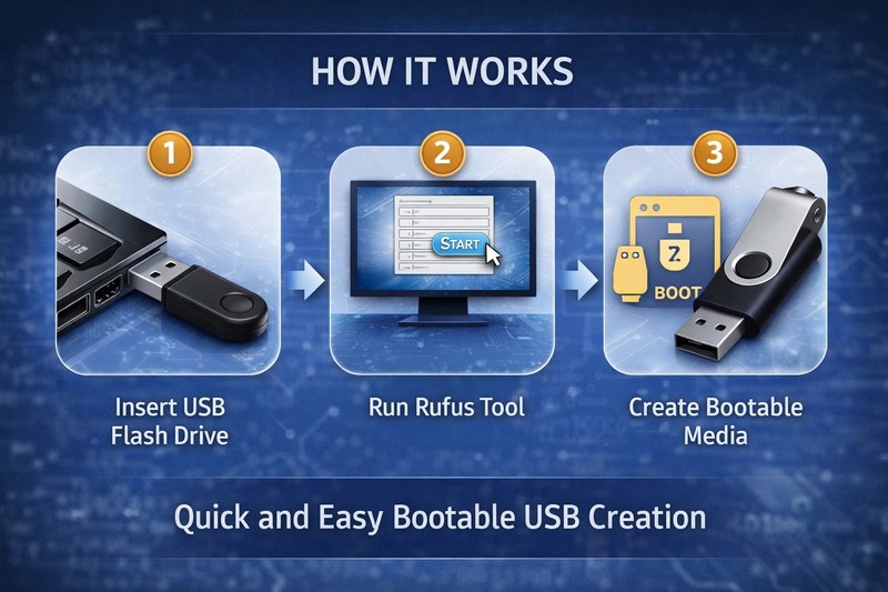 Bootable USB Creator Kit w/ Guide | Create Install & Recovery Media Tool gallery