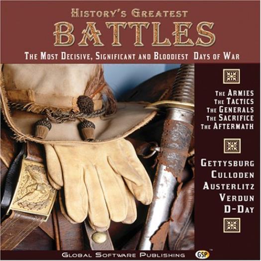 DK: History’s Greatest Battles PC CD armies tactics generals multimedia analysis