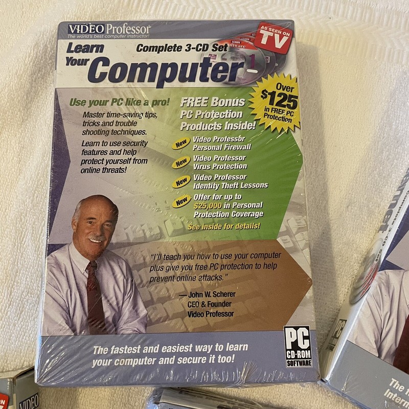 Video Professor Lot of 5 3-CD Sets PC Learn Windows Excel Computer Internet eBay gallery