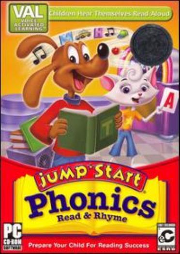 JumpStart Phonics: Read & Rhyme PC CD kids practice reading skills words game!