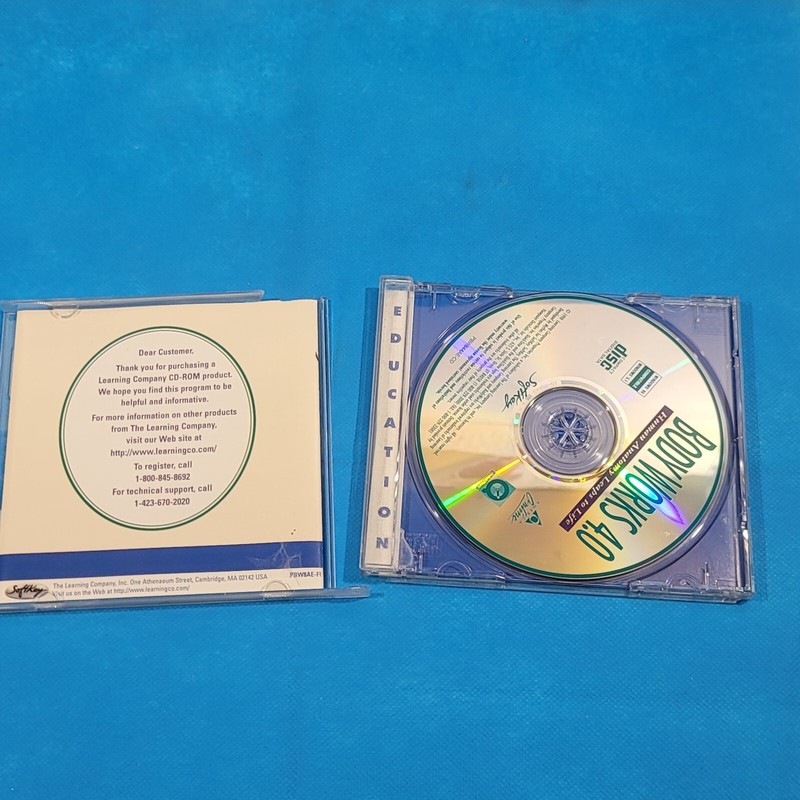 Vintage PC CD-ROM Bodyworks 4.0 Human Anatomy gallery