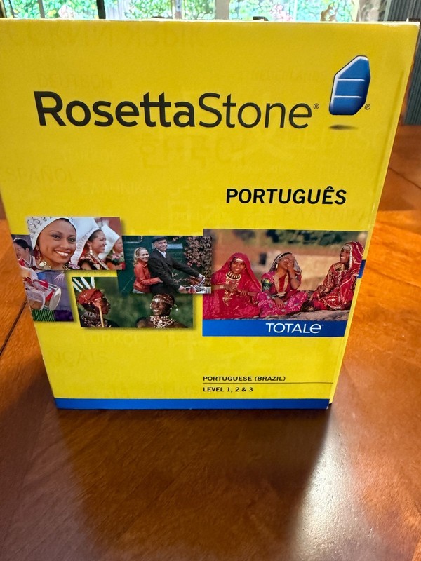 Rosetta Stone Portuguese (Brazilian) Level 1-3 Software PC Mac