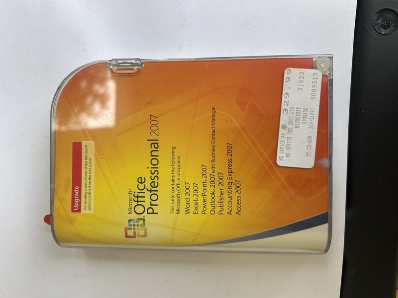 Microsoft Office Professional 2007 Upgrade