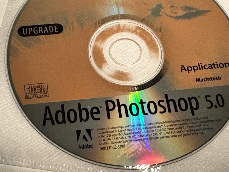 ADOBE PHOTOSHOP 5.0 Upgrade Edition 2 CD For PC & Mac NO Serial Number gallery