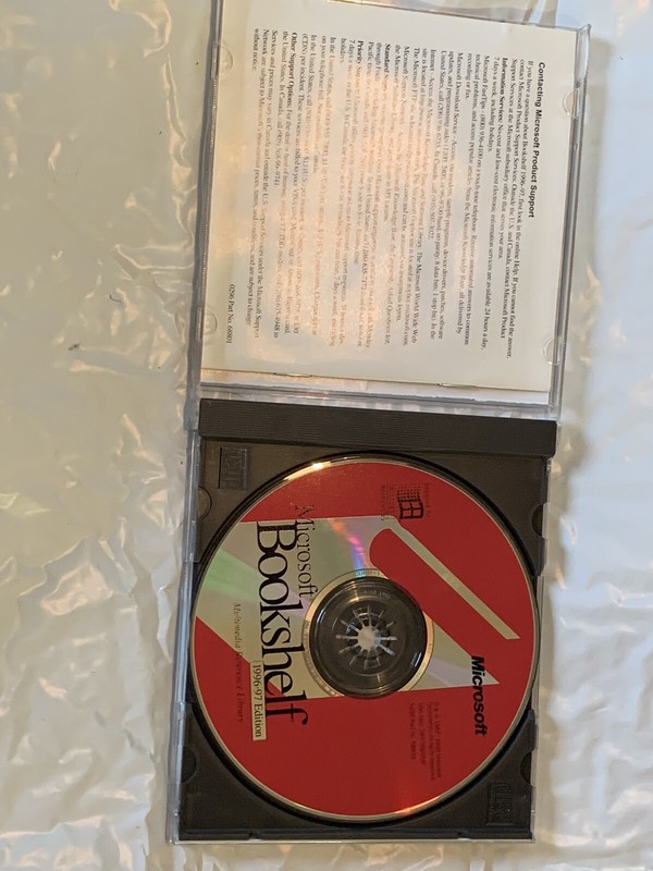 Microsoft Bookshelf ‘96-‘97 Edition PC CD-ROM Excellent Condition gallery