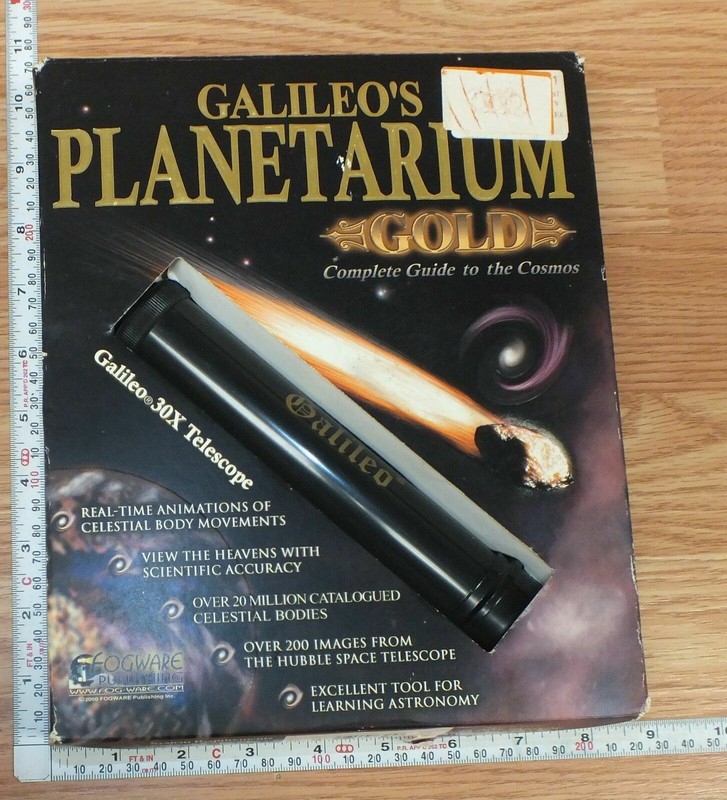 Galileo's Gold Planetarium Cosmos Guide (Windows) 20 Million+ Celestial Bodies! gallery